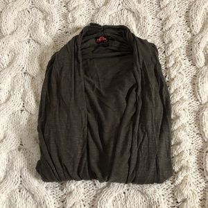 Forever 21 // Olive Green ‘Waterfall’ Cardigan